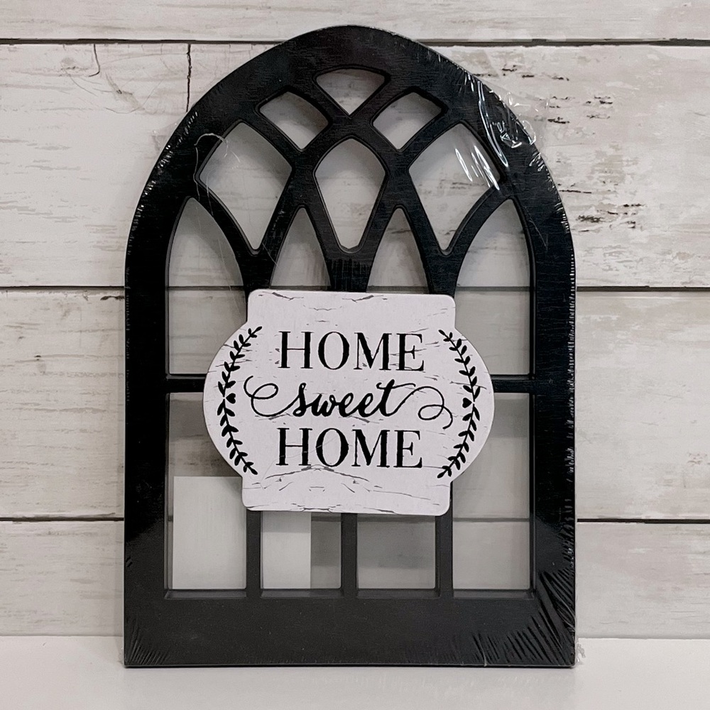 NEW 3x “Home Sweet Home” Farmhouse Window Sign/ Decor